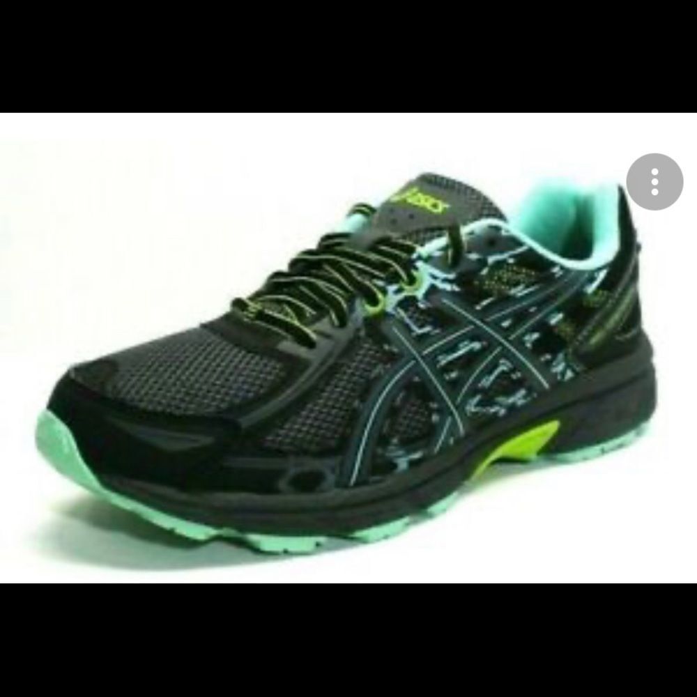 ASICS Gel Venture 6 black/carbon/neon green - Picture 1 of 9